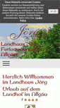 Mobile Screenshot of landhaus-joerg.de